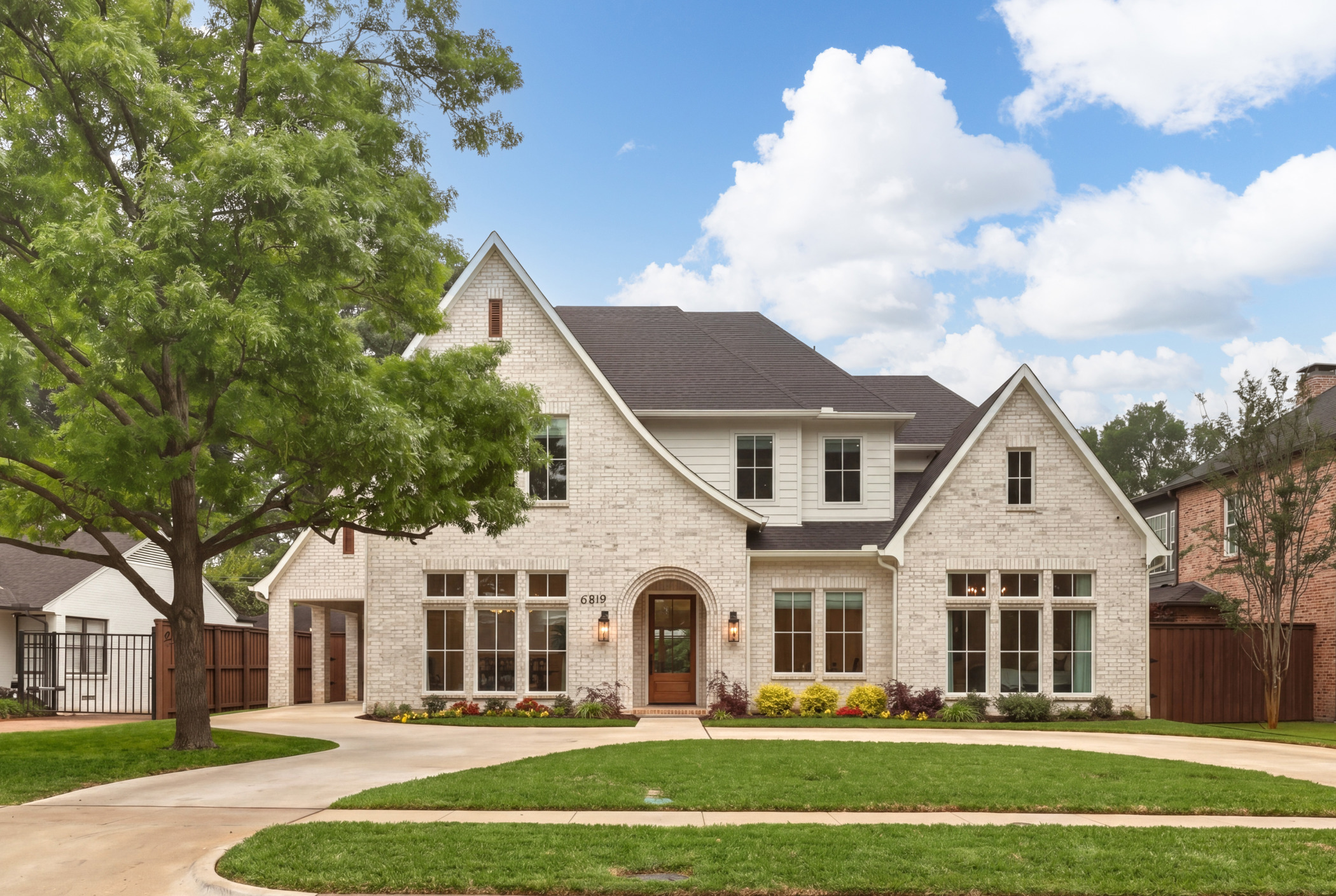 Front elevation by day