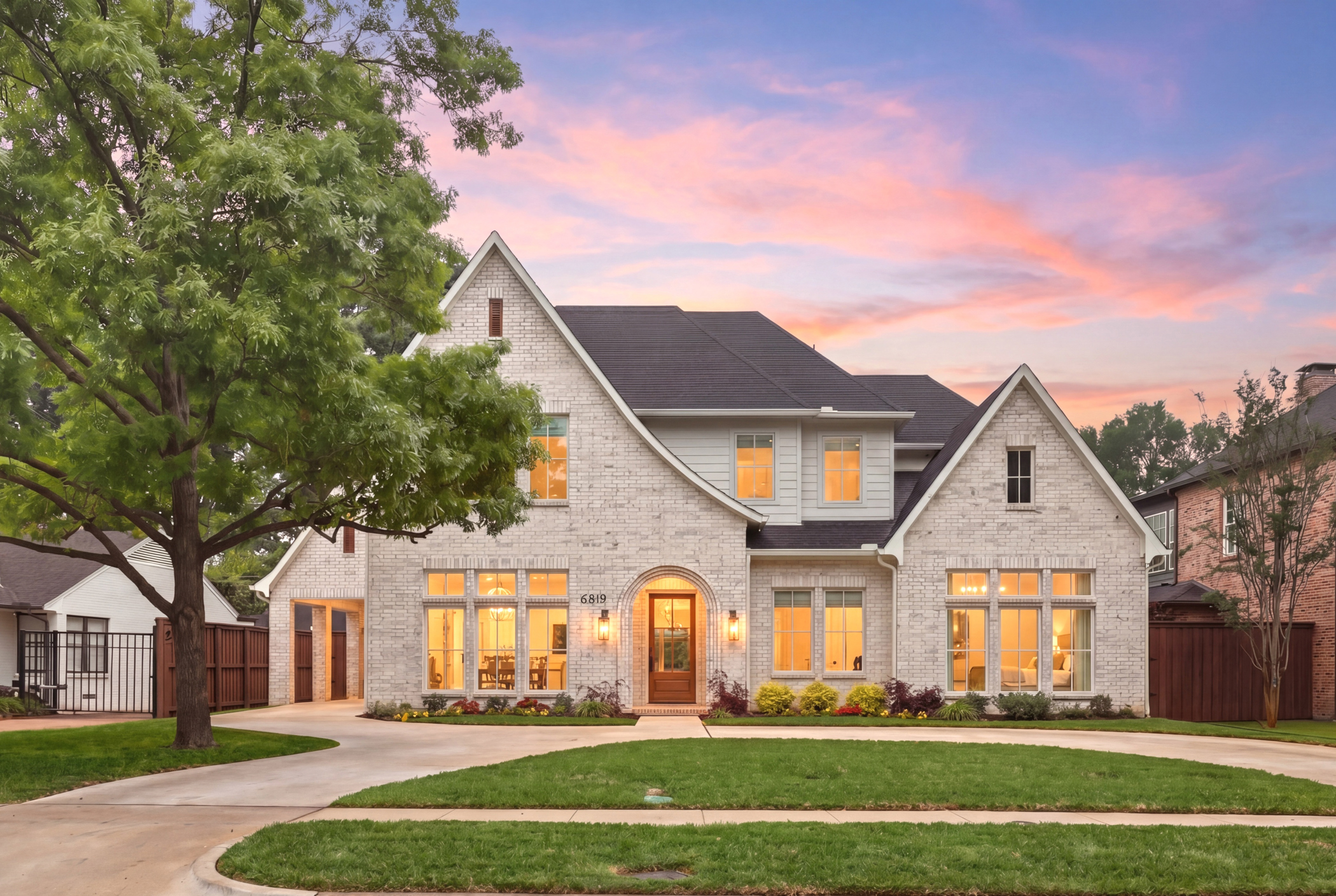 Twilight front exterior