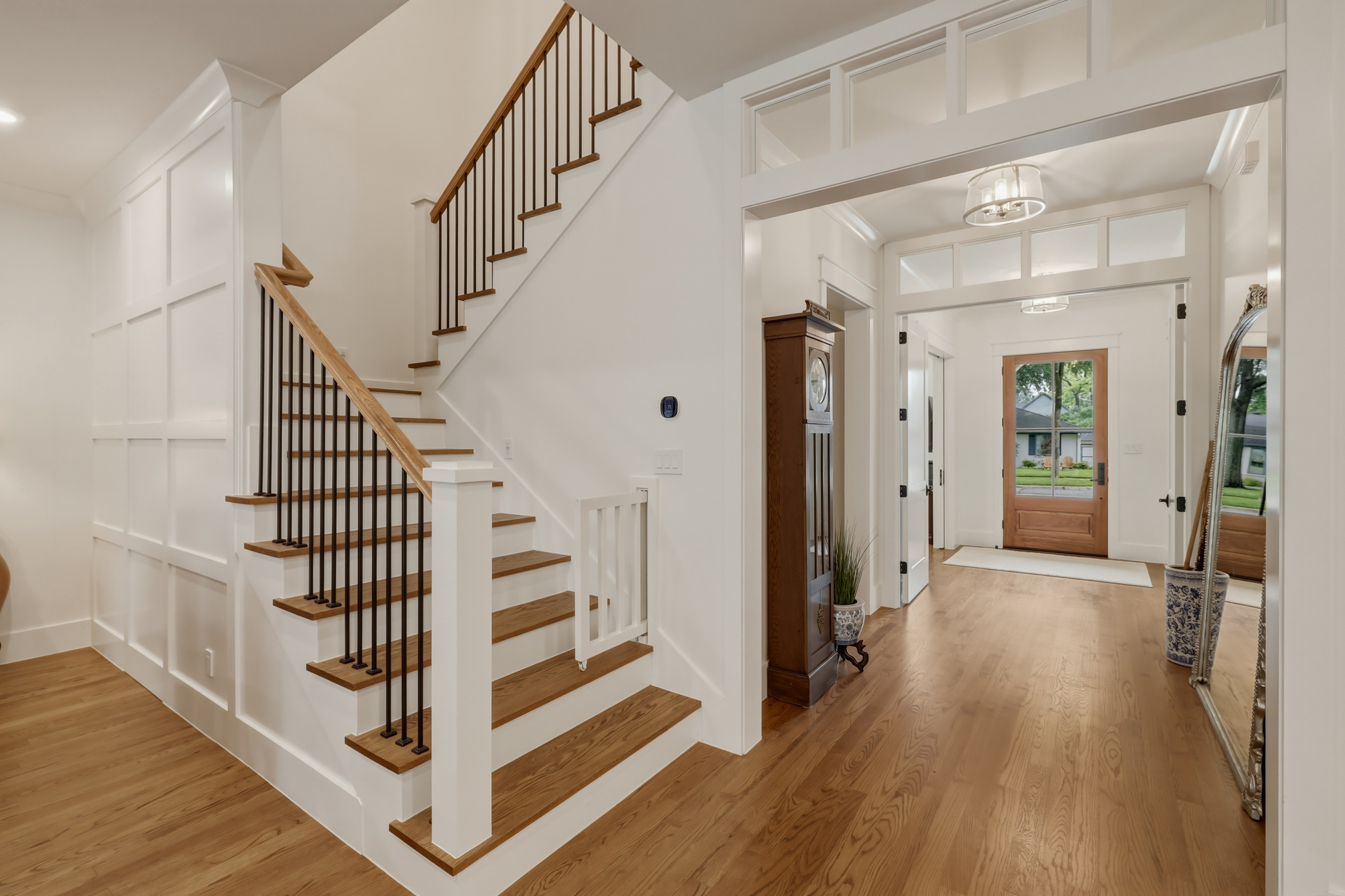 Foyer with staircase
