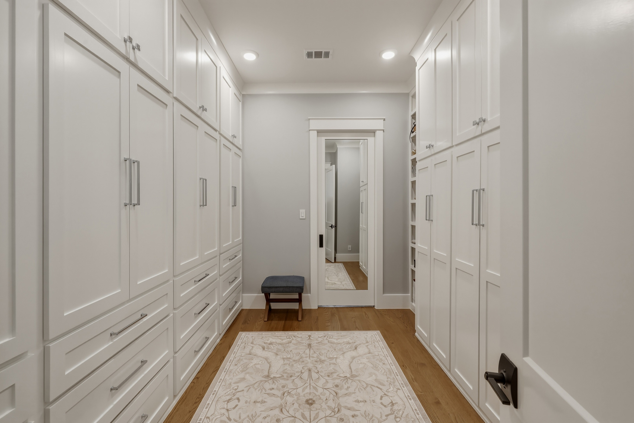 Primary closet