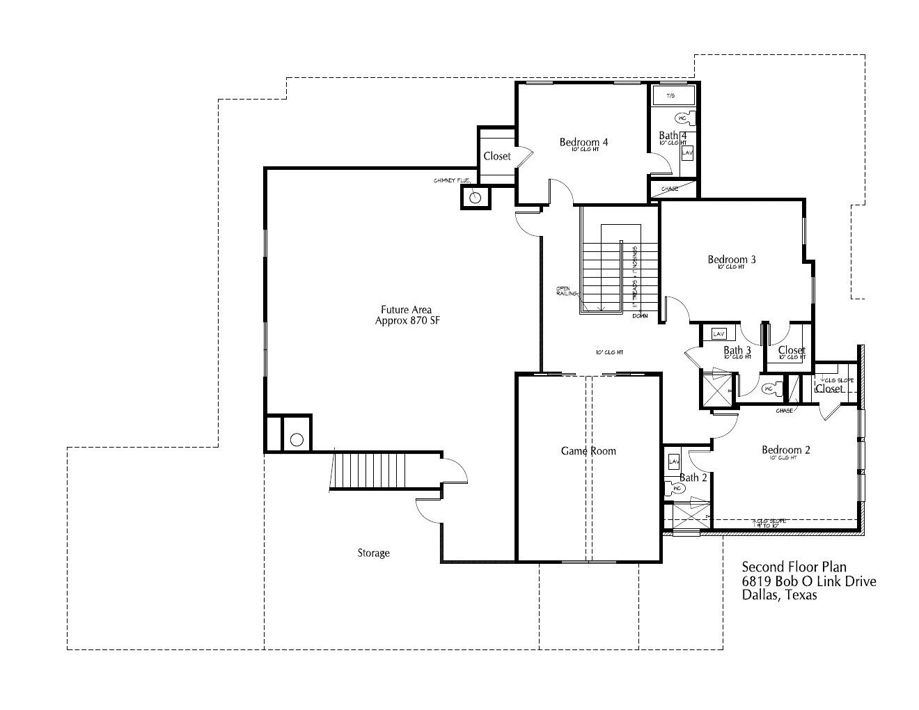 Second floor plan